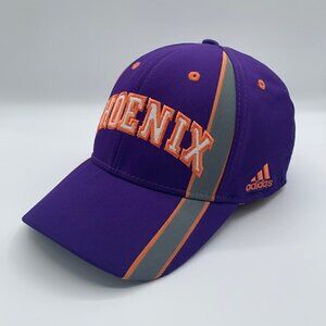Phoenix Suns NBA Purple Adidas Stretch Fitted Hat Mens L/XL